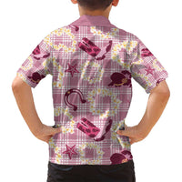 Aloha Hawaii Paniolo Lokelani Rose Palaka Family Matching Tank Maxi Dress and Hawaiian Shirt Coastal Rodeo LT7 - Polynesian Pride