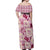 Aloha Hawaii Paniolo Lokelani Rose Palaka Off Shoulder Maxi Dress Coastal Rodeo - Polynesian Pride