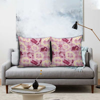Aloha Hawaii Paniolo Lokelani Rose Palaka Pillow Cover Coastal Rodeo LT7 - Polynesian Pride