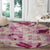 Aloha Hawaii Paniolo Lokelani Rose Palaka Round Carpet Coastal Rodeo - Polynesian Pride