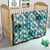 Aloha Hawaii Paniolo Teal Palaka Quilt Coastal Rodeo - Polynesian Pride