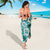 Aloha Hawaii Paniolo Teal Palaka Sarong Coastal Rodeo - Polynesian Pride
