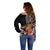 Hawaii Valentine Off Shoulder Sweater Plumeria Aloha Wau Ia Oe LT7 - Polynesian Pride