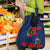 New Zealand Grocery Bag Tui Couple with Pohutukawa