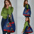 New Zealand Grocery Bag Tui Couple with Pohutukawa