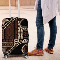 Samoa Siapo Mamanu Luggage Cover Waves Motifs