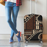 Samoa Siapo Mamanu Luggage Cover Waves Motifs