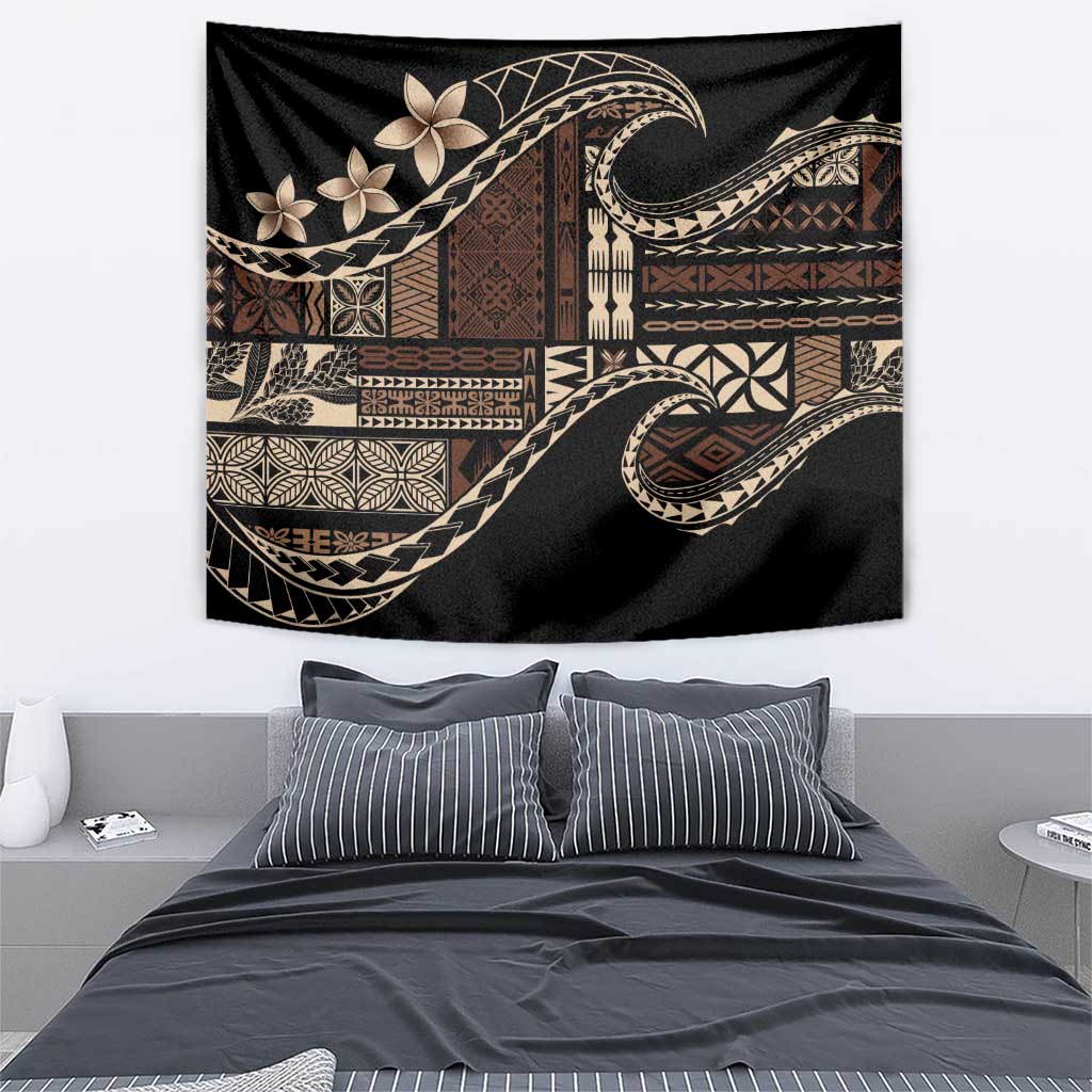 Samoa Siapo Mamanu Tapestry Waves Motifs