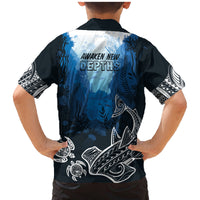 World Ocean Day Pasifika Family Matching Mermaid Dress and Hawaiian Shirt Awaken New Depths LT7 - Polynesian Pride