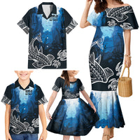 World Ocean Day Pasifika Family Matching Mermaid Dress and Hawaiian Shirt Awaken New Depths LT7 - Polynesian Pride
