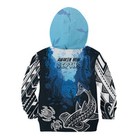 World Ocean Day Pasifika Kid Hoodie Awaken New Depths LT7 - Polynesian Pride