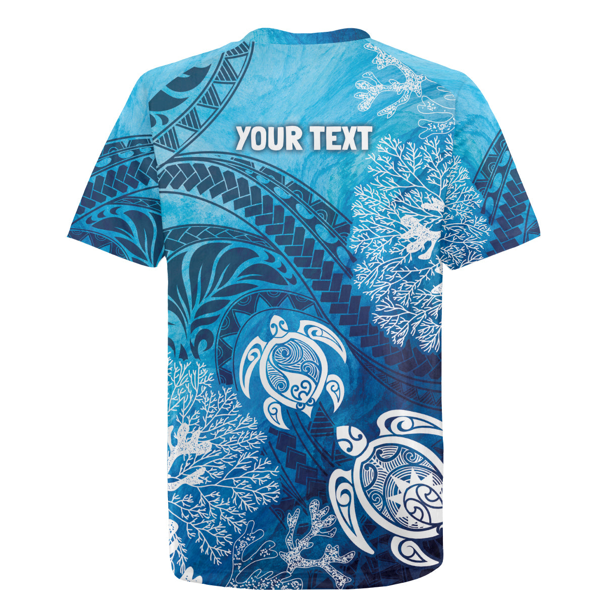 Hawaii World Ocean Day Rugby Jersey Kakau Turtles LT7 - Polynesian Pride