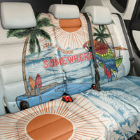 Summer Holiday It's 5 o'clock Somewhere Vintage Hawaii Back Car Seat Cover