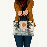 Summer Holiday It's 5 o'clock Somewhere Vintage Hawaii Leather Bag