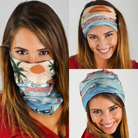 Summer Holiday It's 5 o'clock Somewhere Vintage Hawaii Neck Gaiter