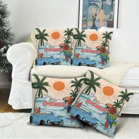 Summer Holiday It's 5 o'clock Somewhere Vintage Hawaii Pillow Cover