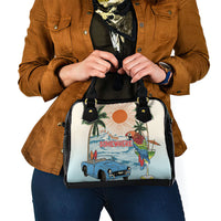 Summer Holiday It's 5 o'clock Somewhere Vintage Hawaii Shoulder Handbag
