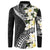 Aloha Hawaii Festive Button Sweatshirt Frangipani Lace Classic