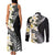 Aloha Hawaii Festive Couples Matching Tank Maxi Dress and Long Sleeve Button Shirt Frangipani Lace Classic