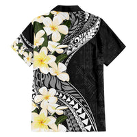Aloha Hawaii Festive Family Matching Off The Shoulder Long Sleeve Dress and Hawaiian Shirt Frangipani Lace Classic LT7 - Polynesian Pride