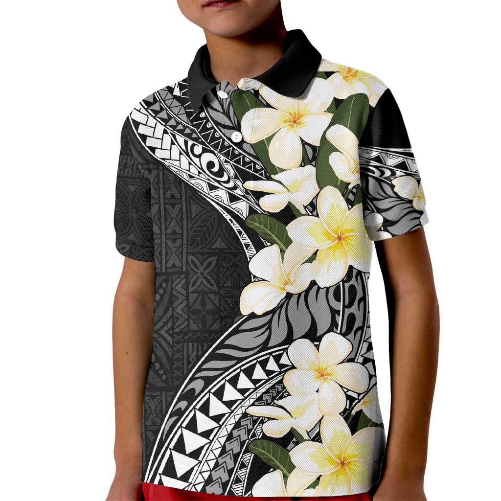 Aloha Hawaii Festive Kid Polo Shirt Frangipani Lace Classic