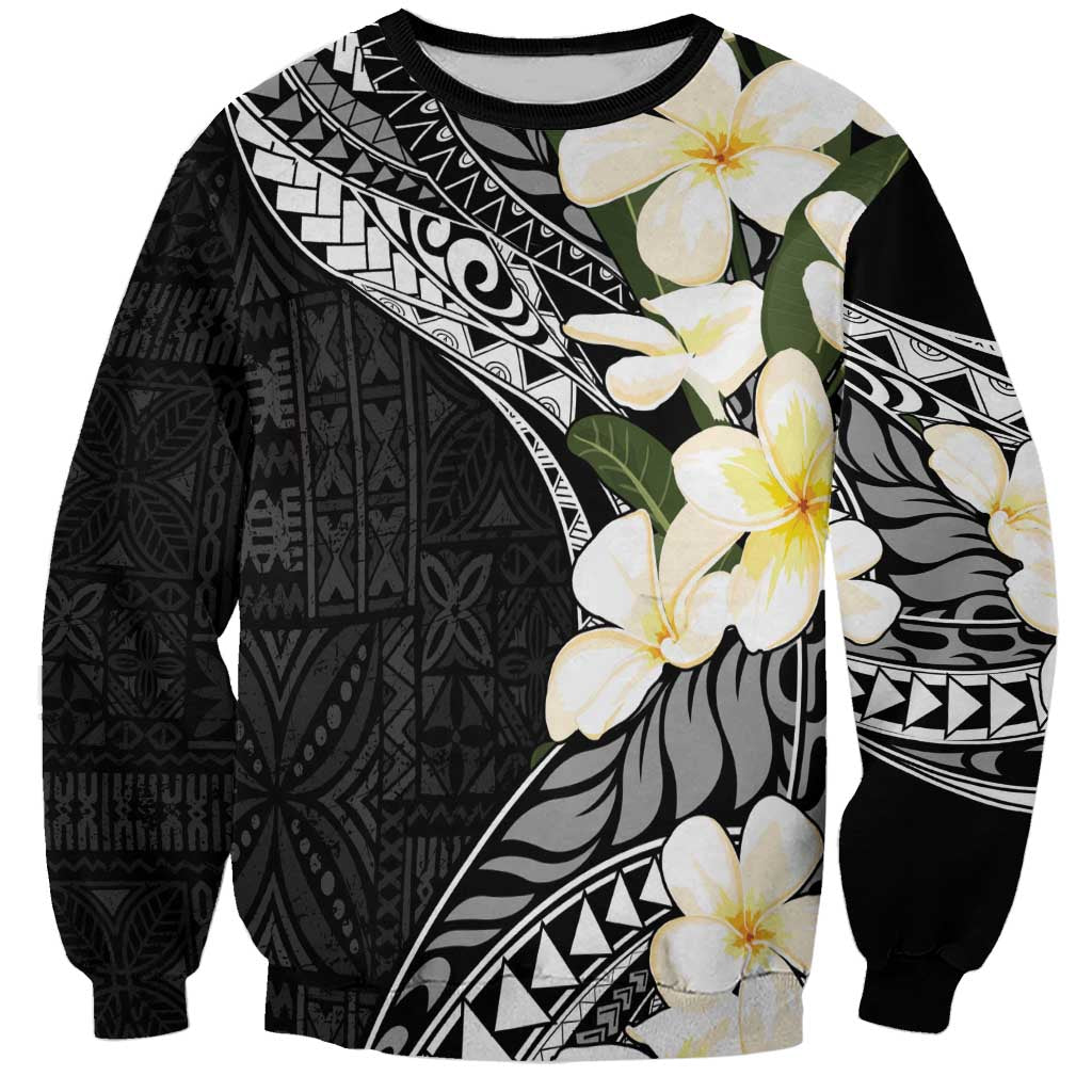 Aloha Hawaii Festive Sweatshirt Frangipani Lace Classic