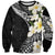 Aloha Hawaii Festive Sweatshirt Frangipani Lace Classic