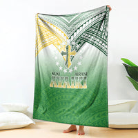 Cook Islands Rugby Medallion Of Stars Blanket Kuki Airani Avaiki LT7 - Polynesian Pride