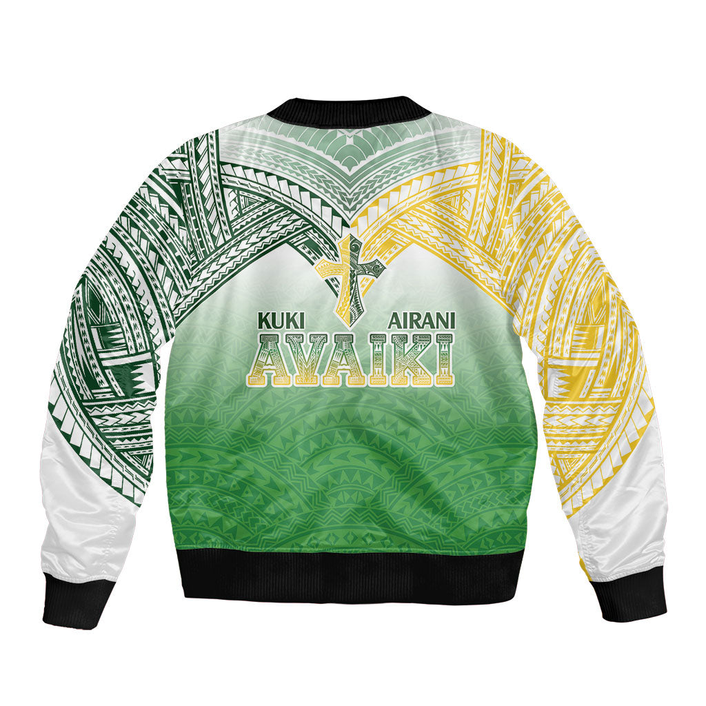 Cook Islands Rugby Medallion Of Stars Bomber Jacket Kuki Airani Avaiki LT7 - Polynesian Pride