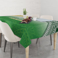 Cook Islands Rugby Medallion Of Stars Tablecloth Kuki Airani Avaiki LT7 - Polynesian Pride