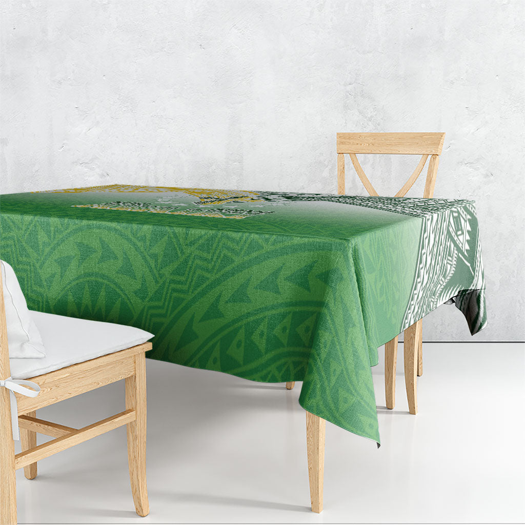 Cook Islands Rugby Medallion Of Stars Tablecloth Kuki Airani Avaiki LT7 - Polynesian Pride