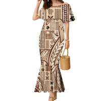 samoa-tapa-family-matching-mermaid-dress-and-hawaiian-shirt-siapo-mix-tatau-patterns