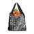 Samoa Tapa Grocery Bag Siapo Mix Tatau Patterns - Black