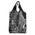 Samoa Tapa Grocery Bag Siapo Mix Tatau Patterns - Black