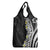 Hawaii Aloha Grocery Bag Plumeria Vintage - Black