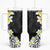 Hawaii Aloha Tumbler With Handle Plumeria Vintage - Black