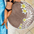 Hawaii Aloha Beach Blanket Plumeria Vintage - Brown LT7 - Polynesian Pride