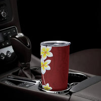 Hawaii Aloha Tumbler Cup Plumeria Vintage - Red LT7 - Polynesian Pride