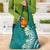 Hawaii Aloha Grocery Bag Plumeria Vintage - Teal
