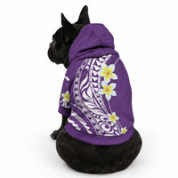 Hawaii Aloha Pet Hoodie Plumeria Vintage - Violet LT7 - Polynesian Pride