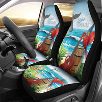 Aloha Honolulu Festival Car Seat Cover Ukulele By The Shore
