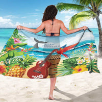 Aloha Honolulu Festival Sarong Ukulele By The Shore
