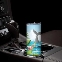 Aloha Honolulu Festival Skinny Tumbler Ukulele By The Shore