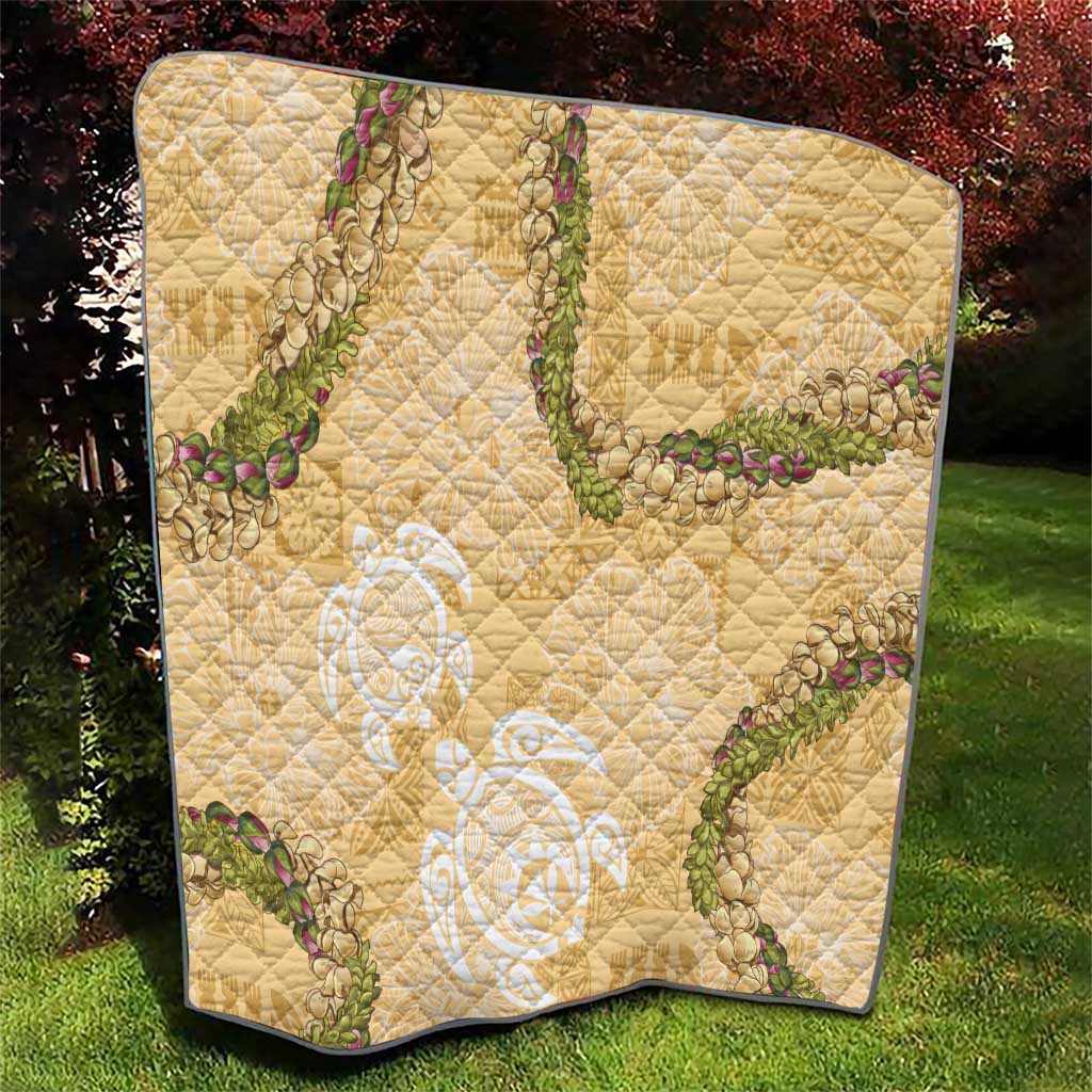 Aloha Honolulu Festival Quilt Hawaii Kapa Mix Flowers Lei
