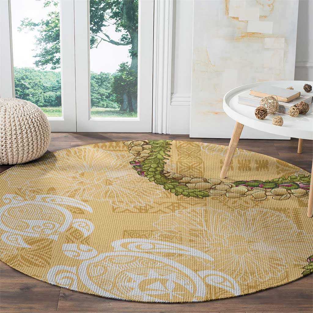 Aloha Honolulu Festival Round Carpet Hawaii Kapa Mix Flowers Lei LT7 - Polynesian Pride
