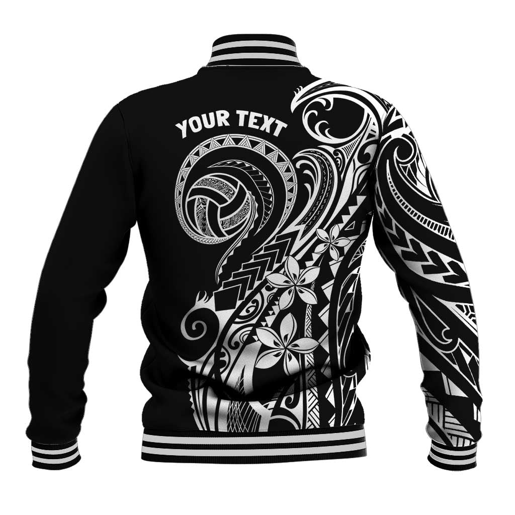 Polynesia Beach Volleyball Personalized Baseball Jacket Basic