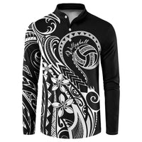 Polynesia Beach Volleyball Personalized Button Sweatshirt Basic