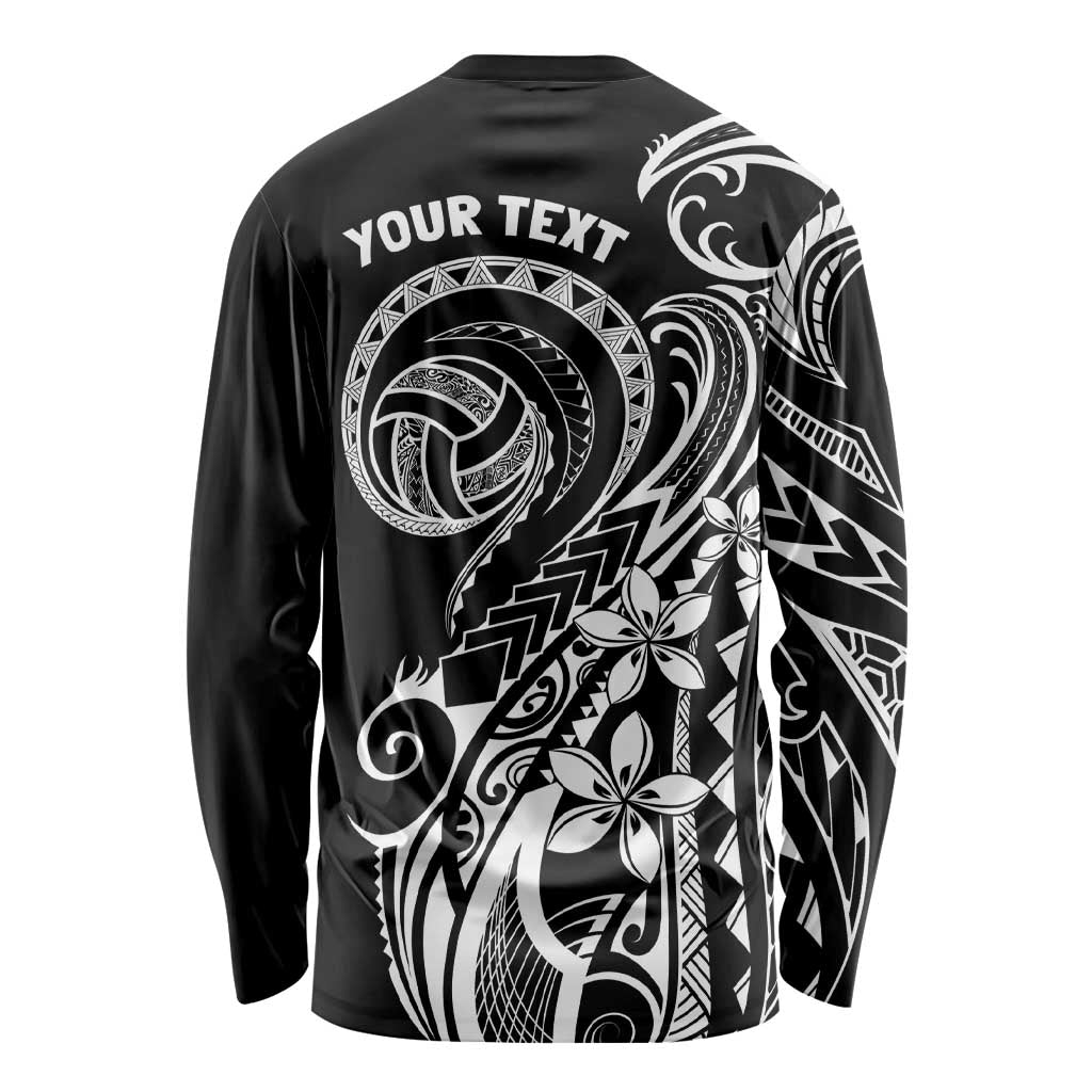 Polynesia Beach Volleyball Personalized Long Sleeve Shirt Basic