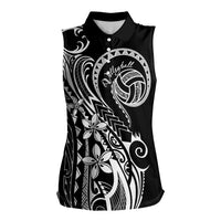 Polynesia Beach Volleyball Personalized Women Sleeveless Polo Shirt Basic