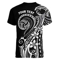 Polynesia Beach Volleyball Personalized Women V-Neck T-Shirt Basic